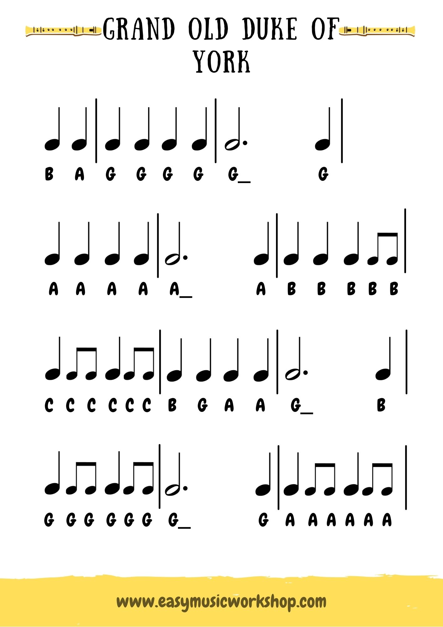 Recorder Resources - Easy Music Workshop