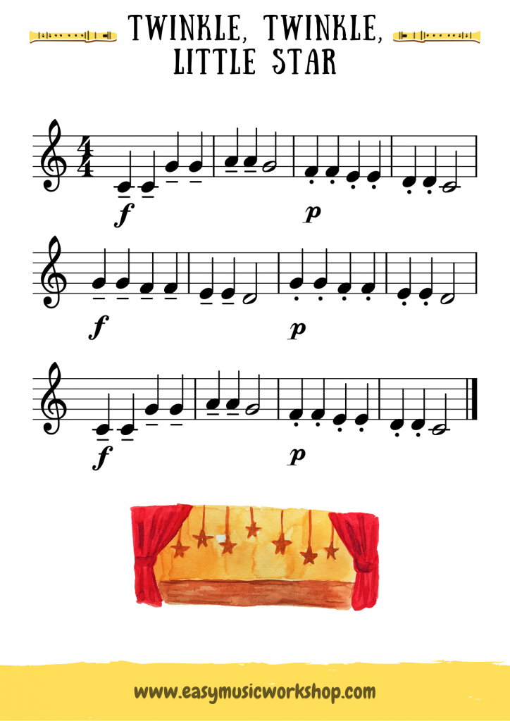 recorder sheet music